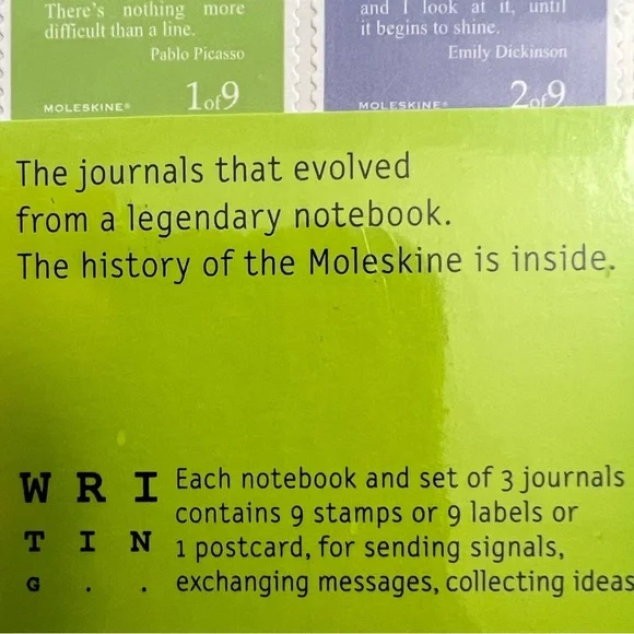 Moleskine Cahier Journal, Soft Cover, Pocket (3.5" x 5.5") Plain Page Set of 3 - Picture 5 of 5